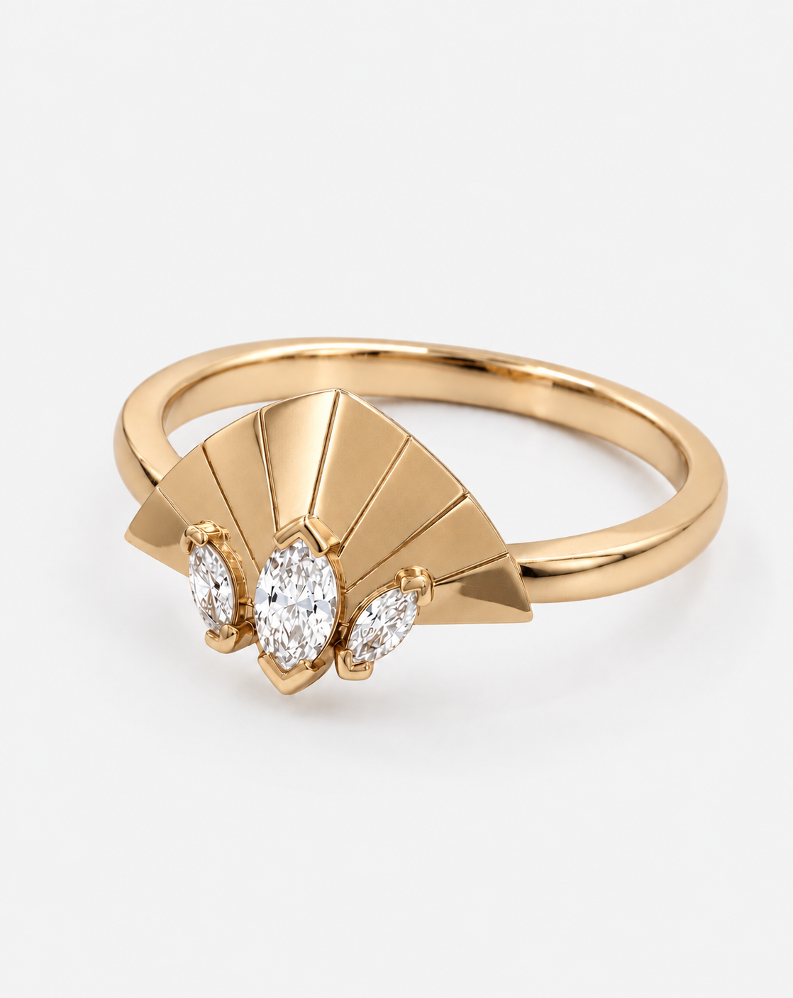 Bague Baby Plume d'Or