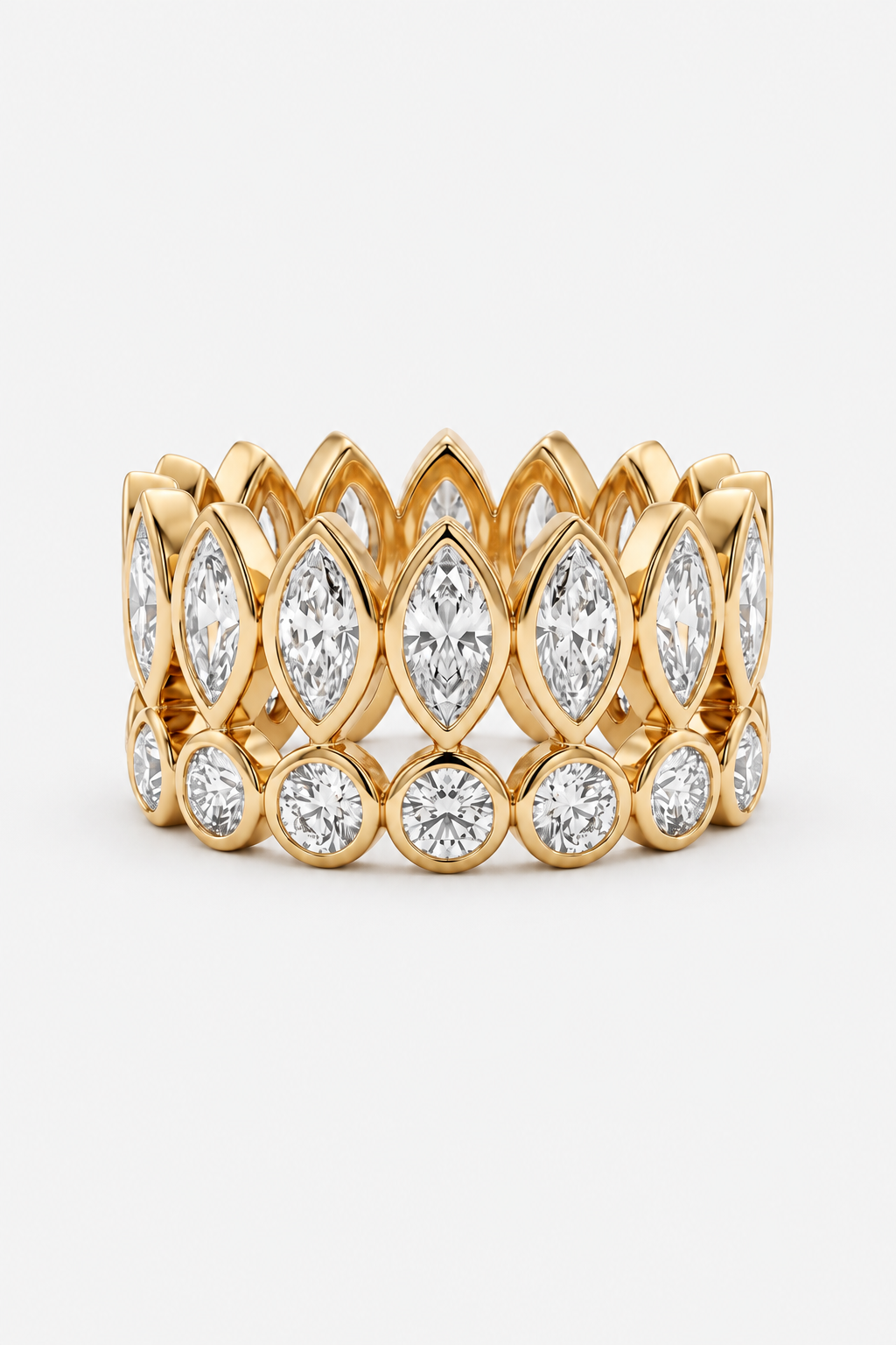 Bague Reine Couronne de Diamants