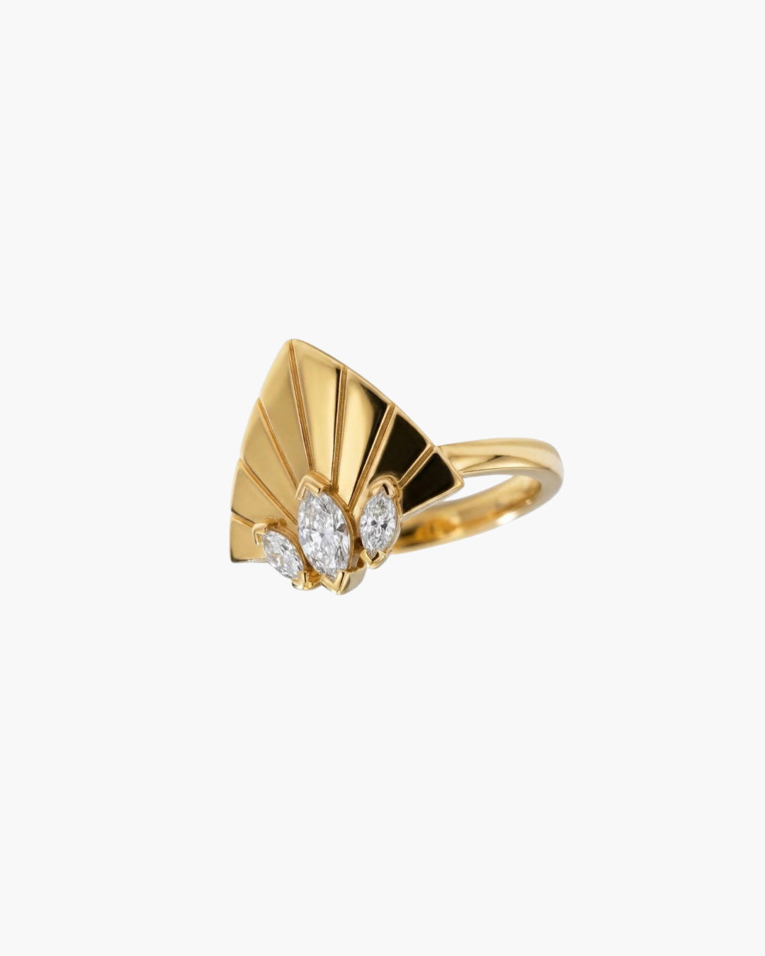 Bague Plume d'or