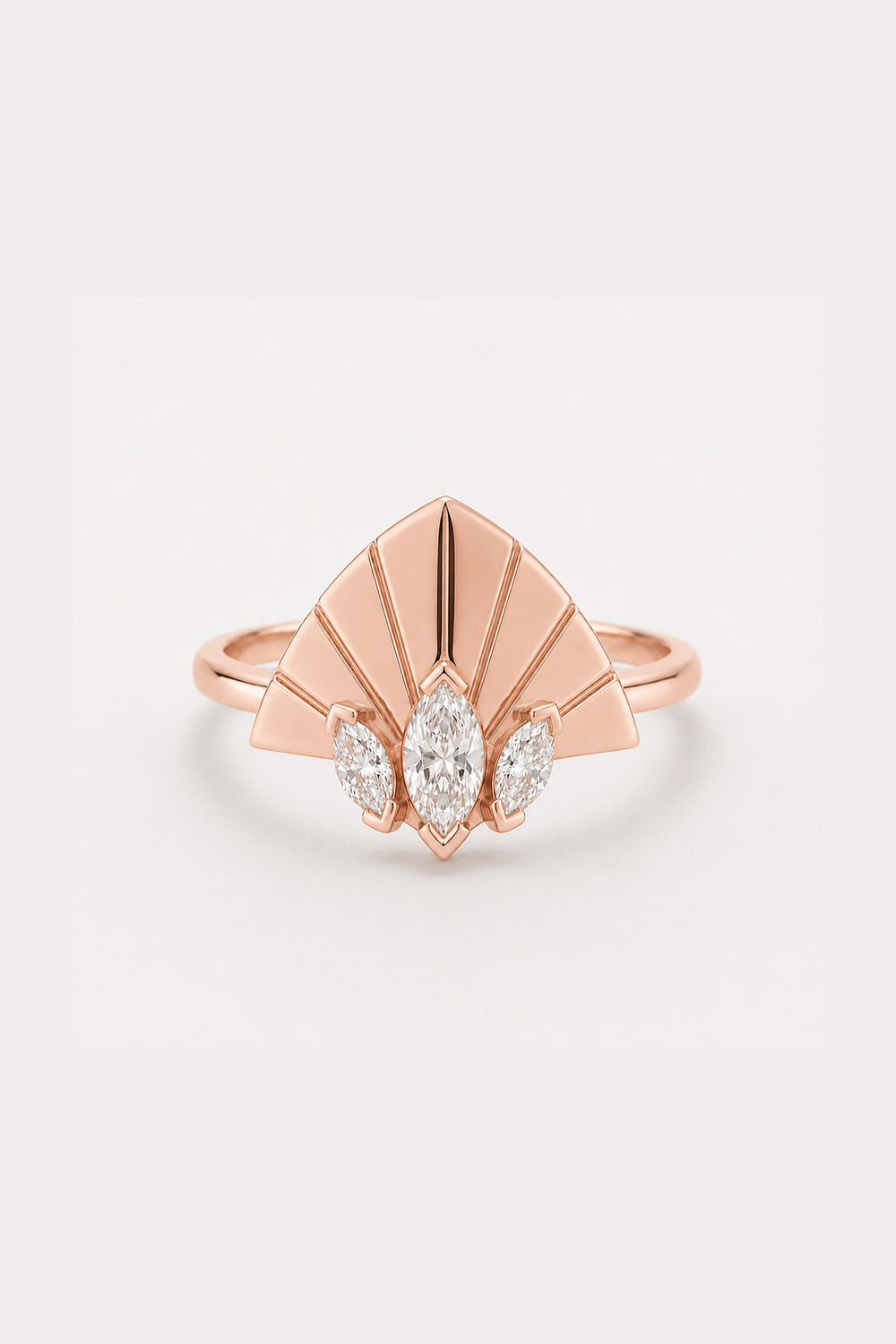 Bague Plume d'or