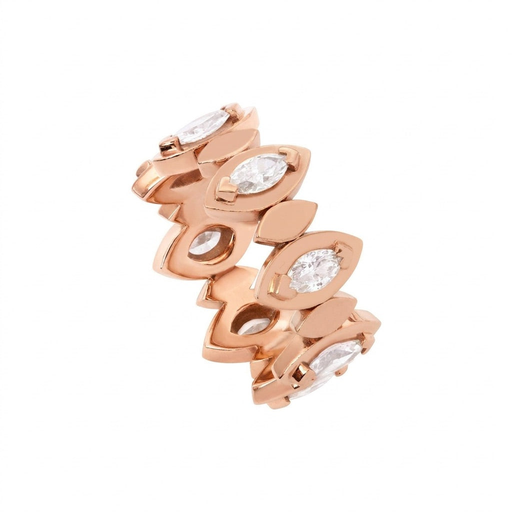 Bague Porte Joie 8 Marquises