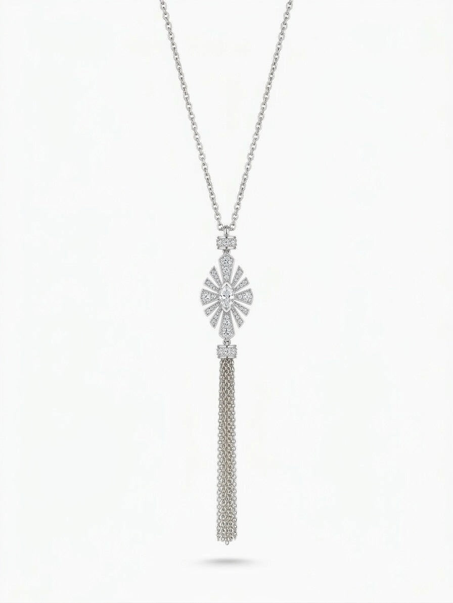 Pendentif Daisy Desire à frange