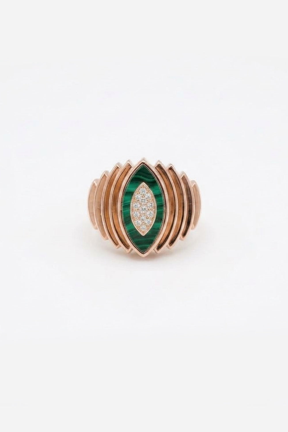 Chevalière Malachite