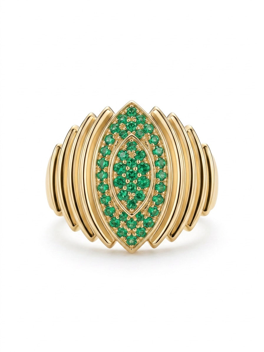 Chevalière Tsavorite