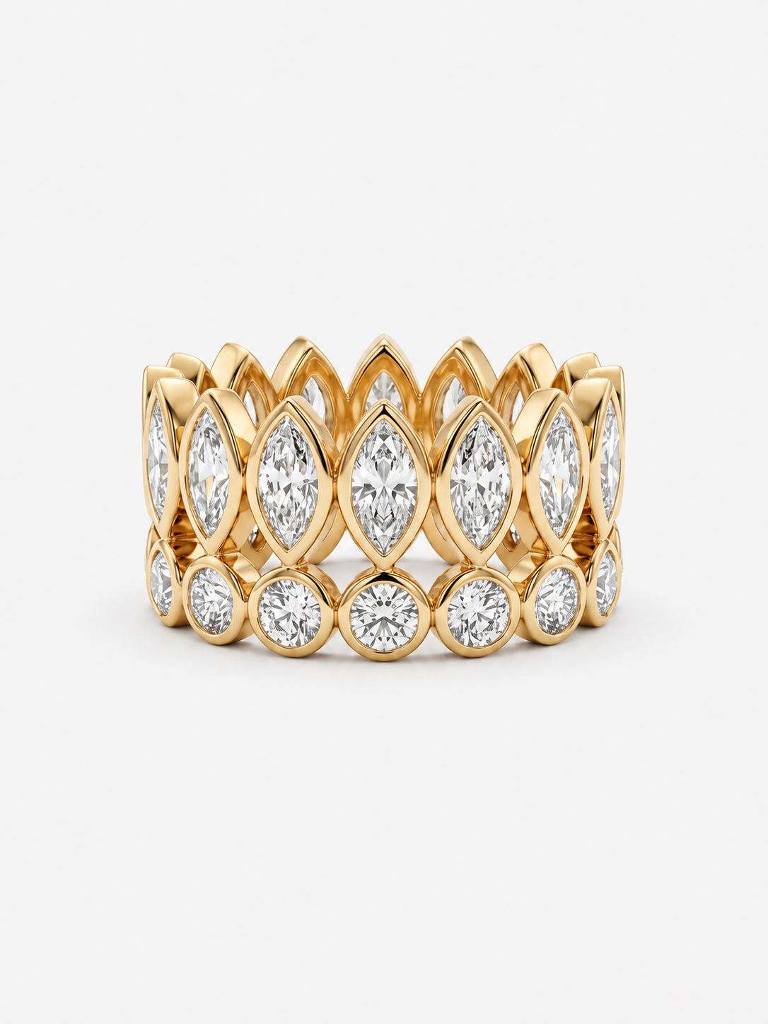 Bague Reine Couronne de Diamants
