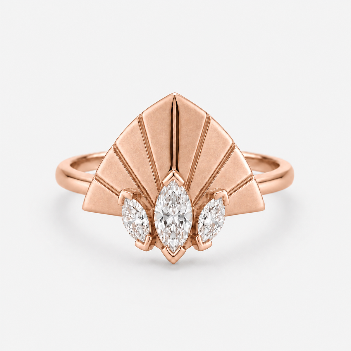 Bague Plume d'or