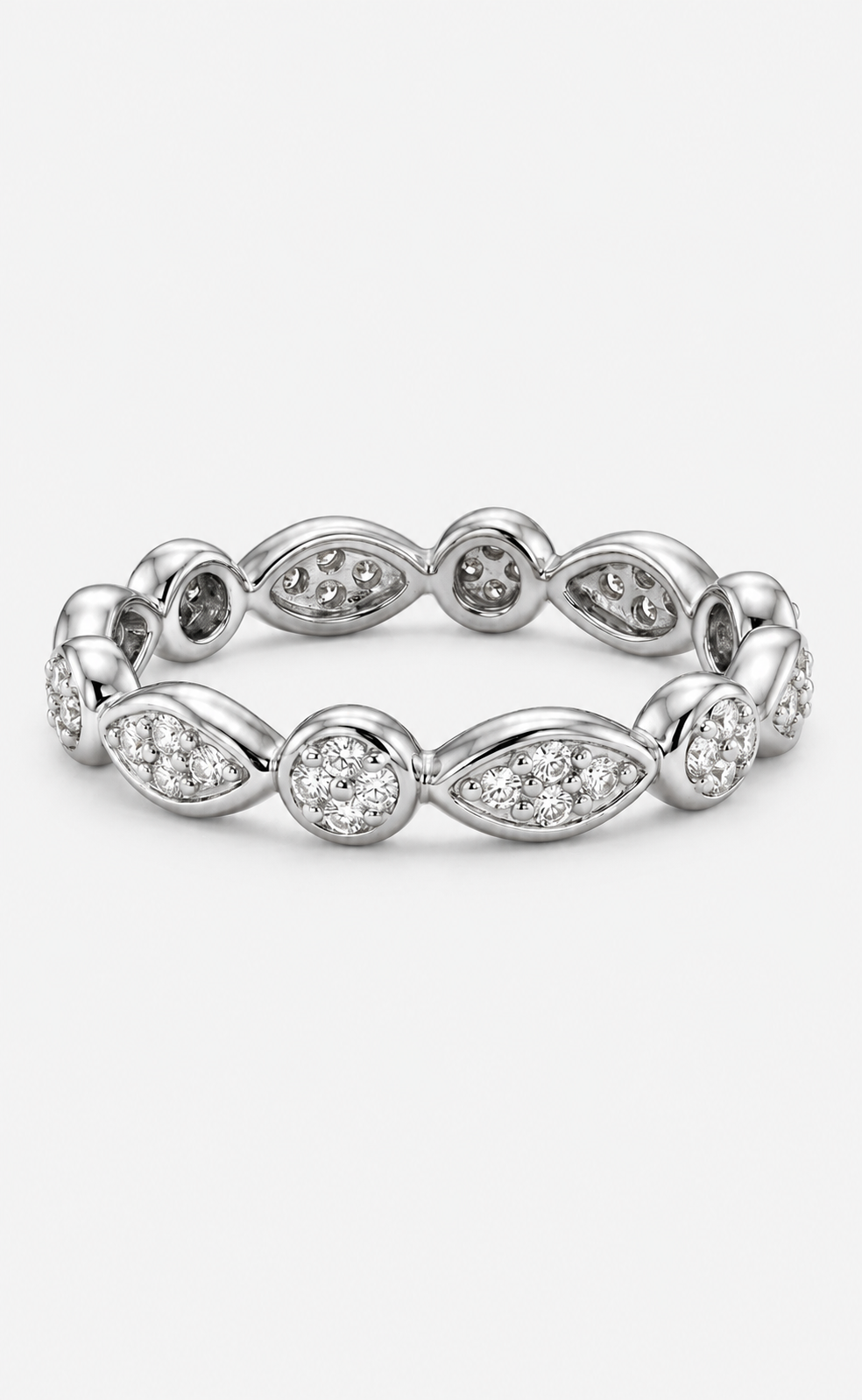 Porte Joie Full Pavé Wedding Band