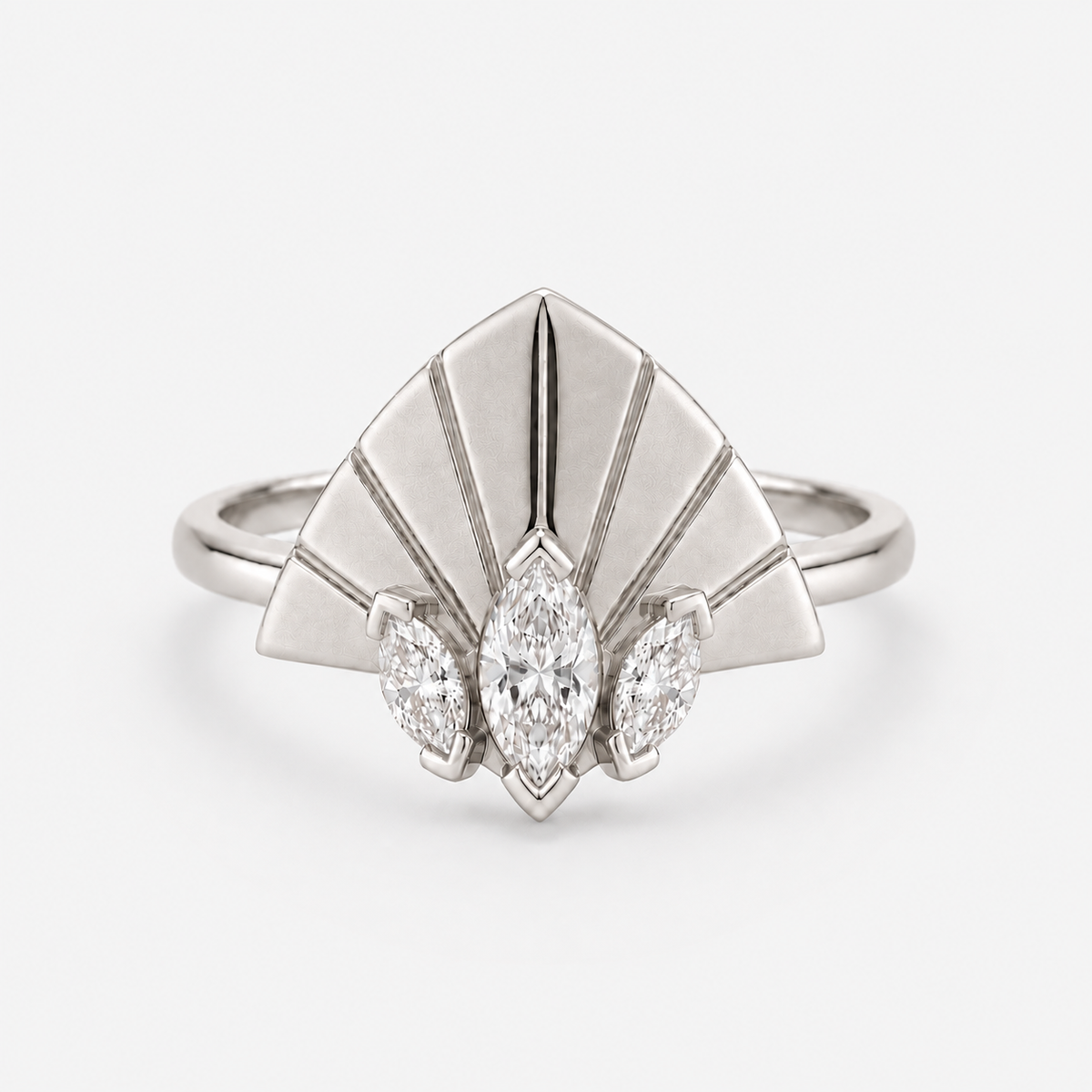 Bague Plume d'or
