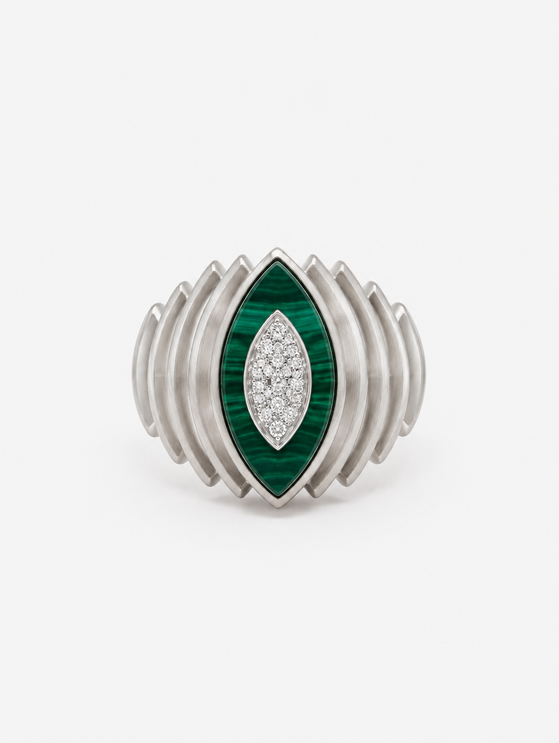 Chevalière Malachite