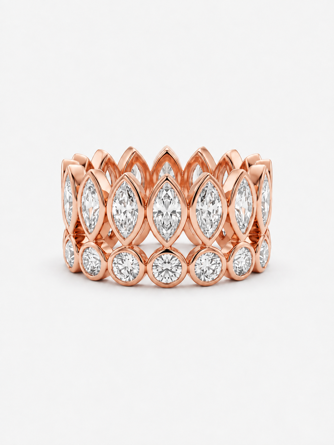 Bague Reine Couronne de Diamants