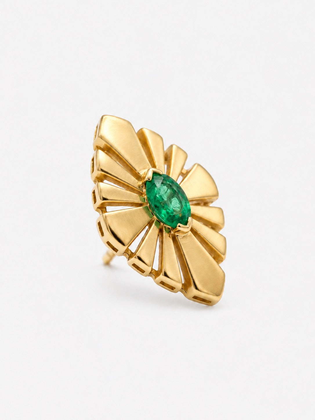 Boucle Baby Daisy Crush - Saphir Vert