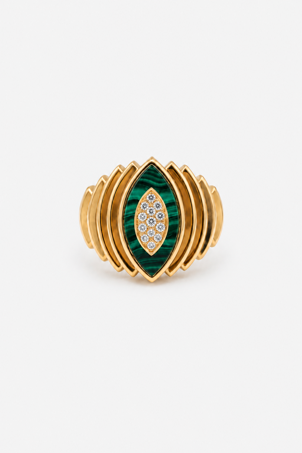Malachite Signet Ring