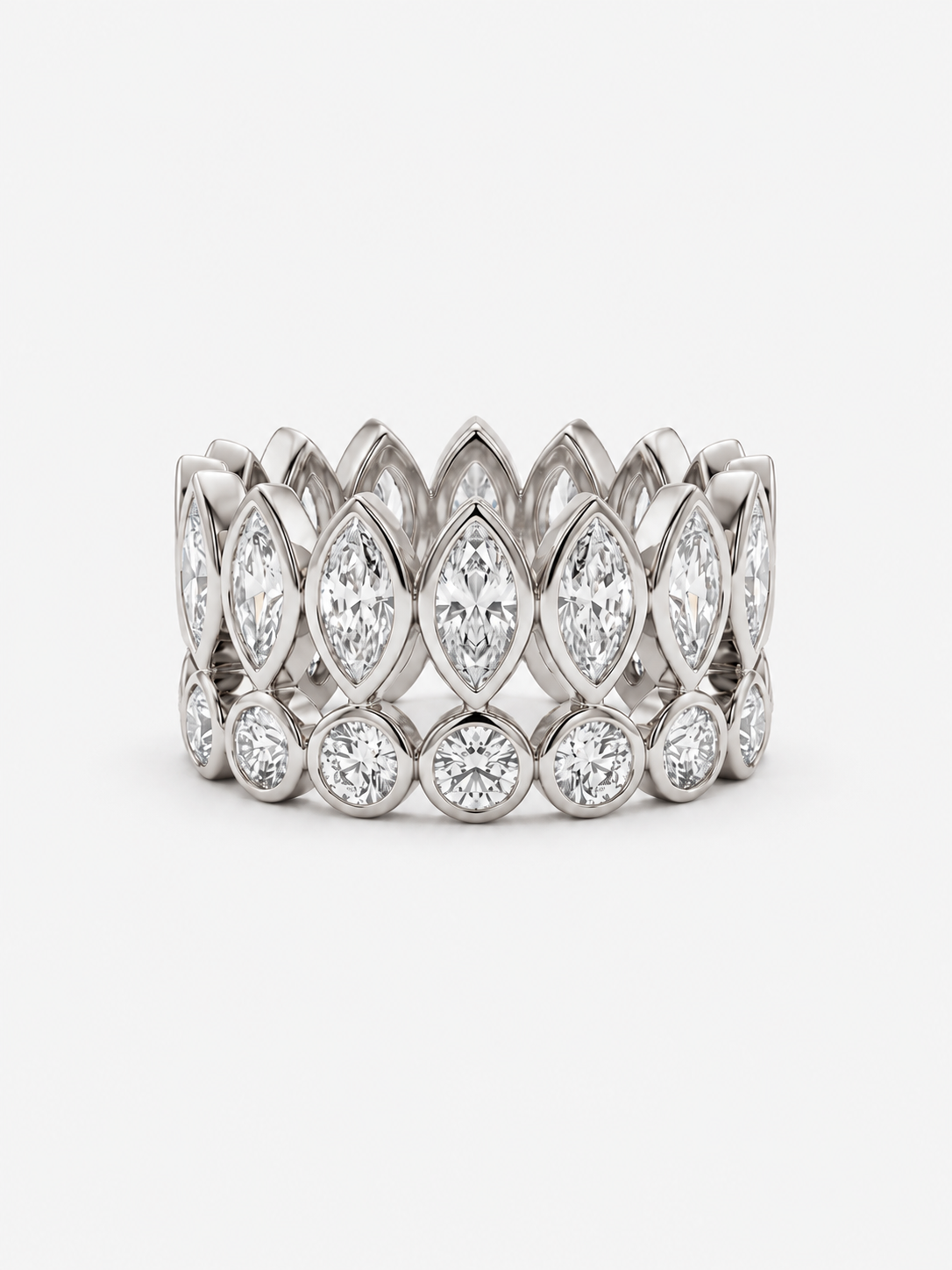 Bague Reine Couronne de Diamants