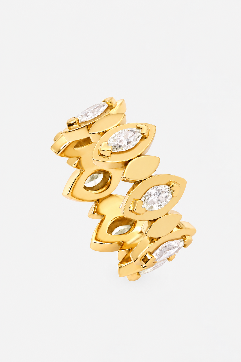 Bague Porte Joie 8 Marquises