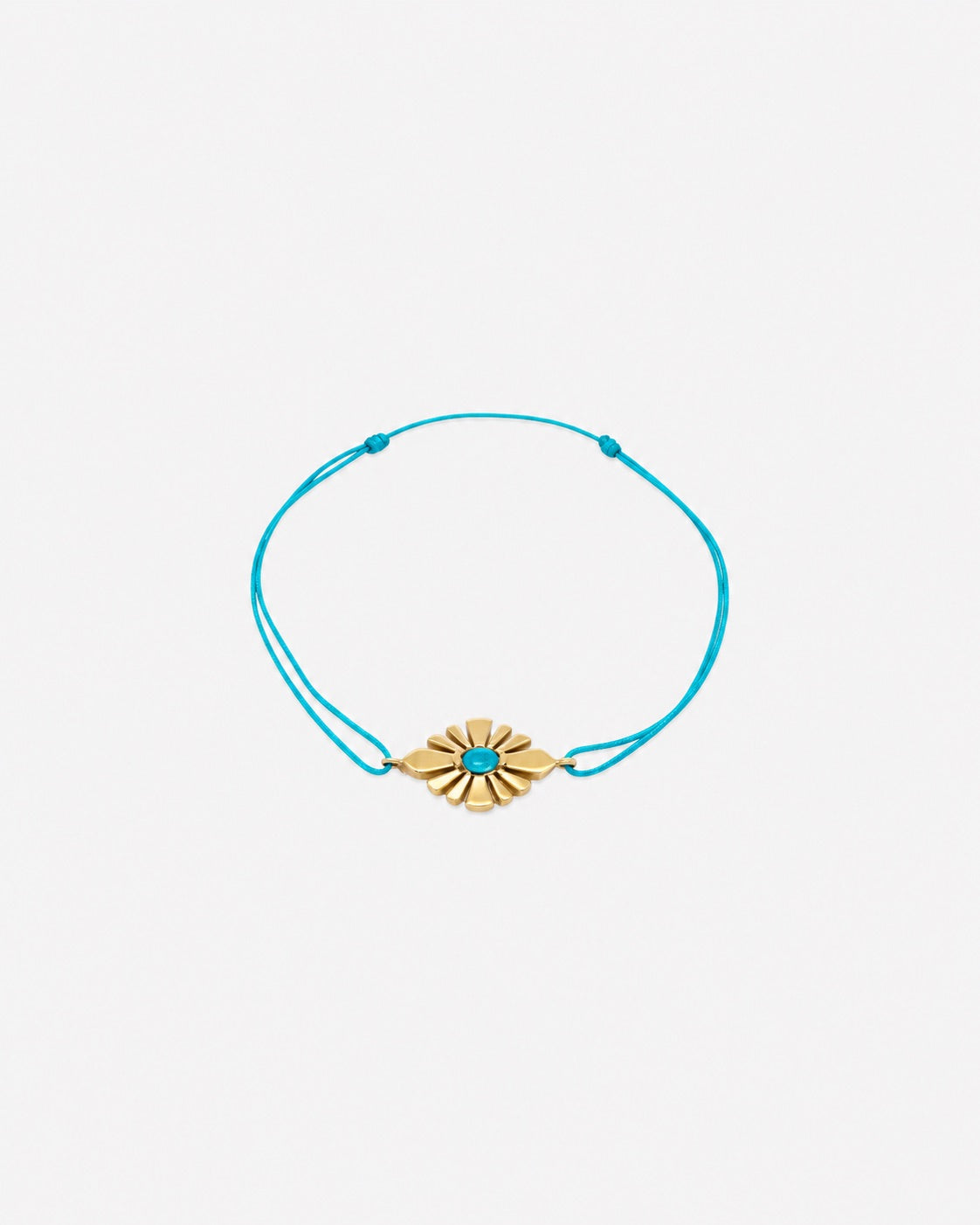 Bracelet Daisy Crush sur cordon - Turquoise