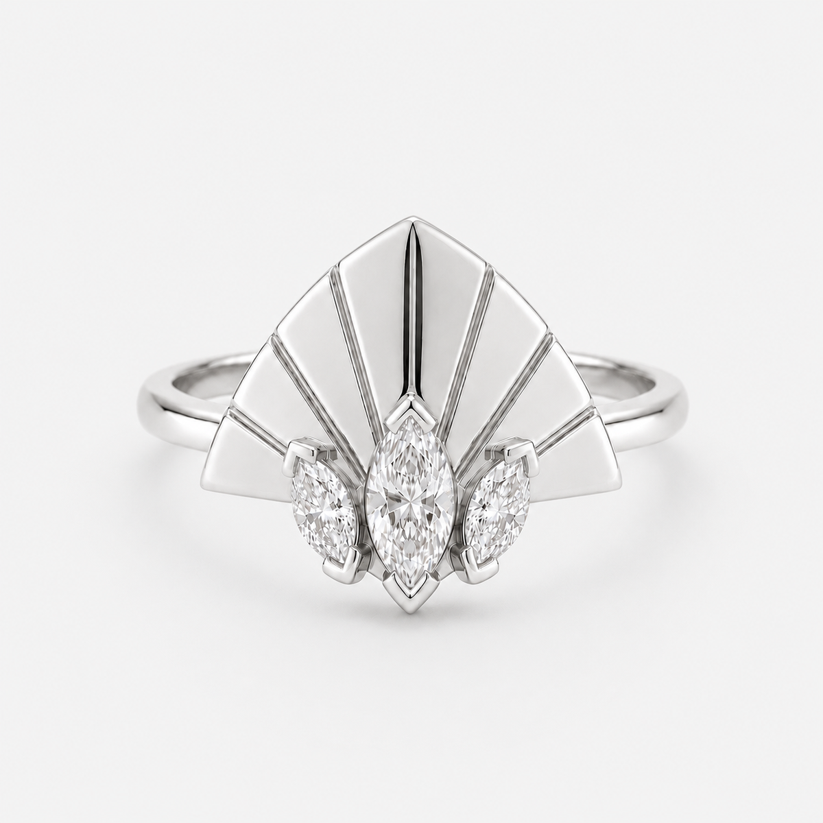 Bague Plume d'or