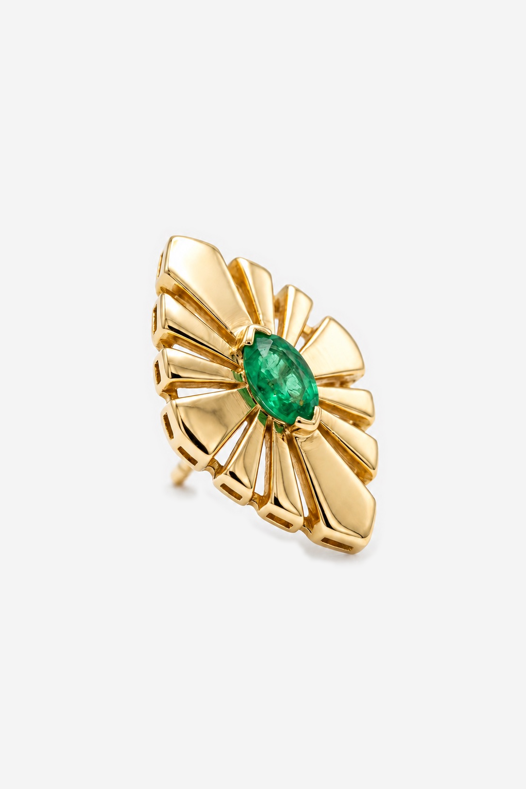 Boucle Baby Daisy Crush - Saphir Vert