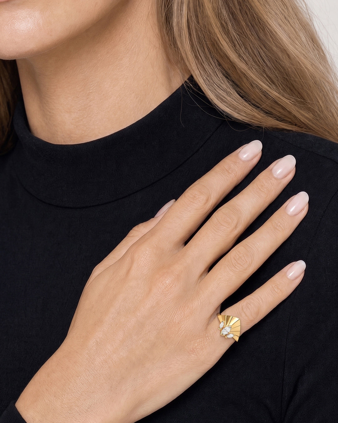 Bague Baby Plume d'Or