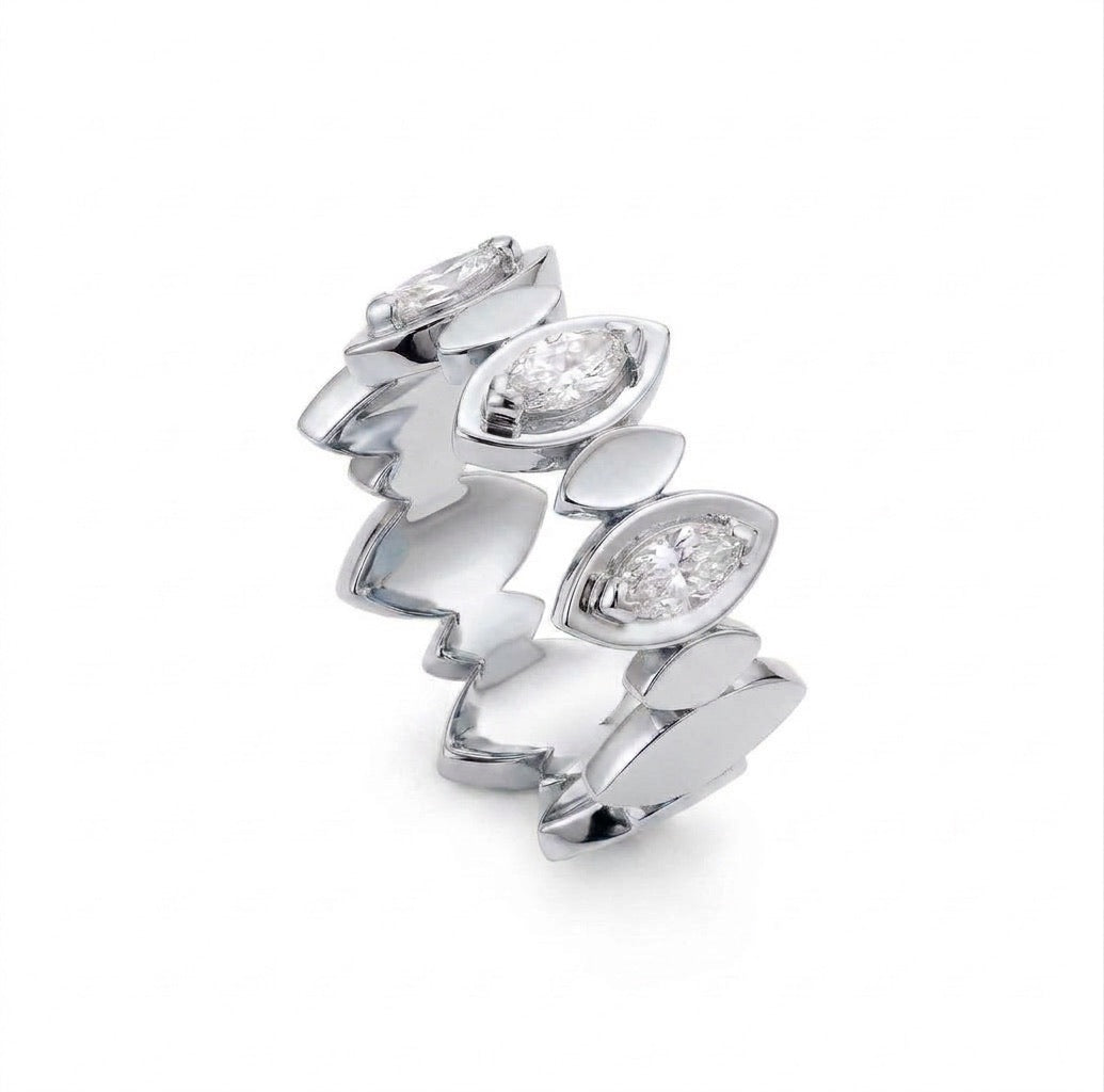 Bague Porte Joie 3 Marquises