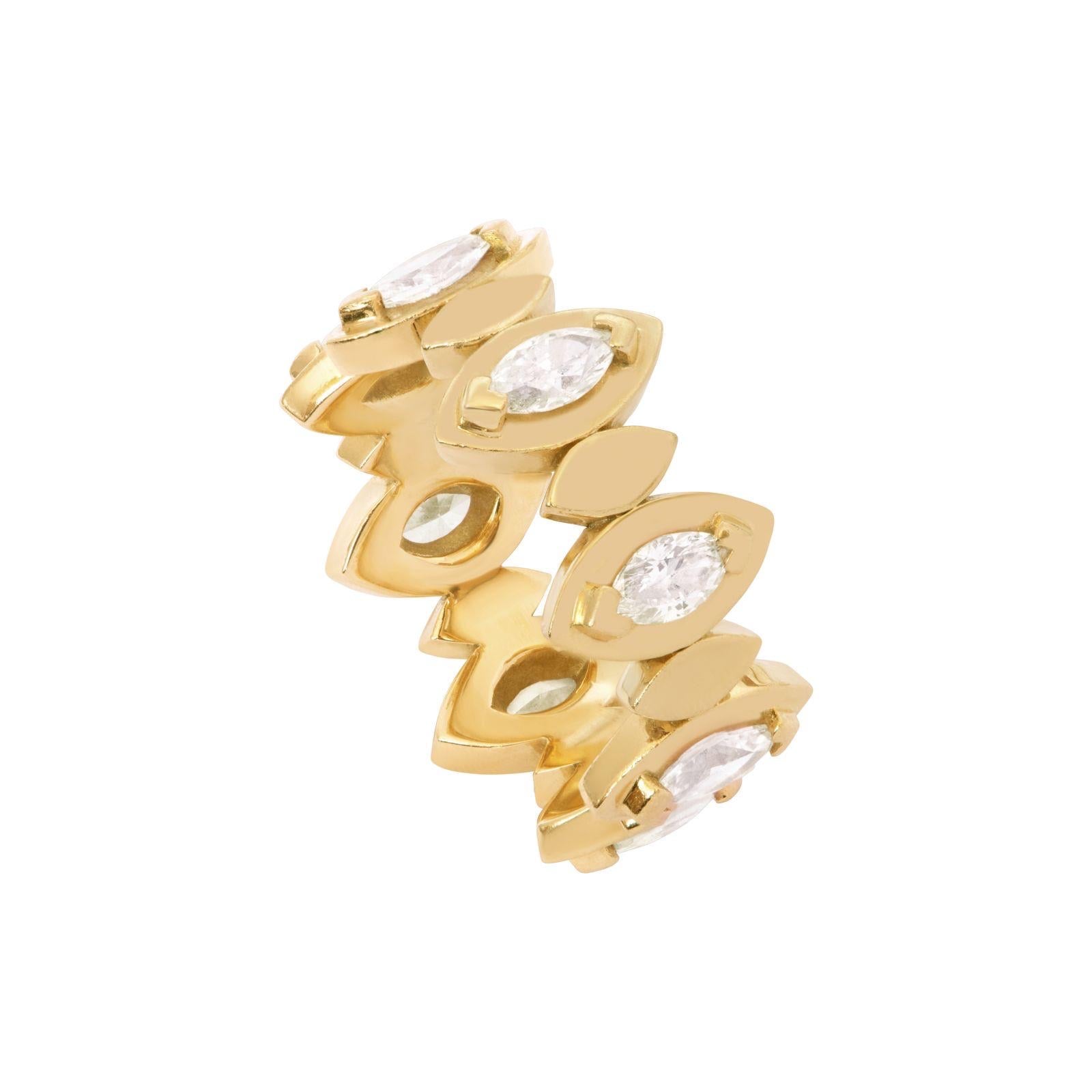 Bague Porte Joie 8 Marquises