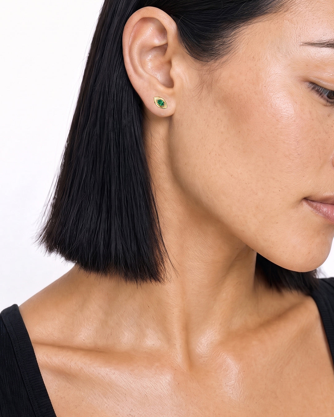 Puce Reine Saphir Vert
