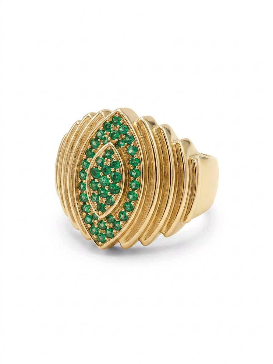 Chevalière Tsavorite