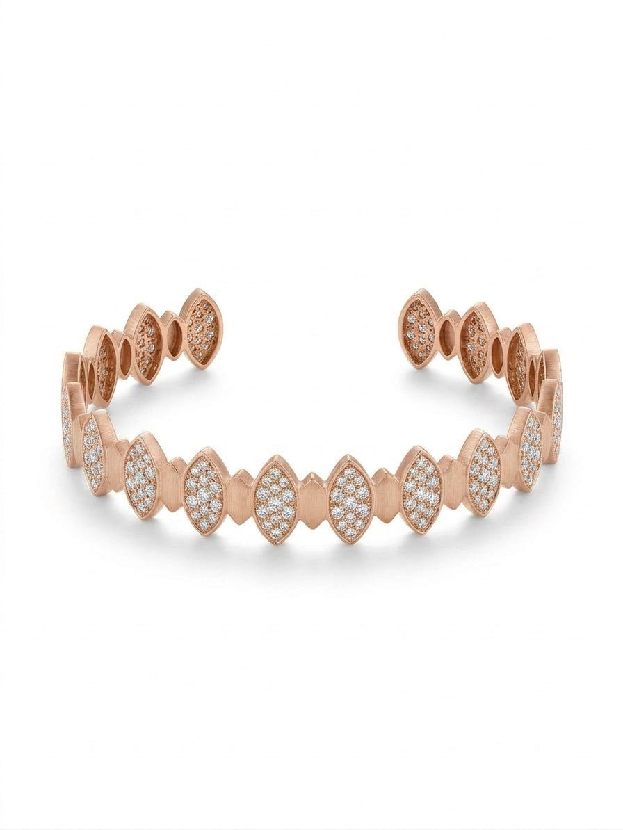 Bracelet Porte Joie Demi Pavage