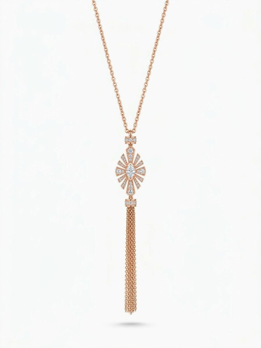 Pendentif Daisy Desire à frange